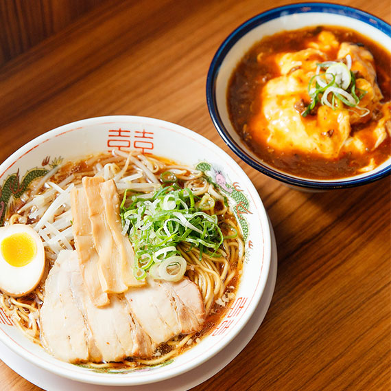 麻婆天津定食